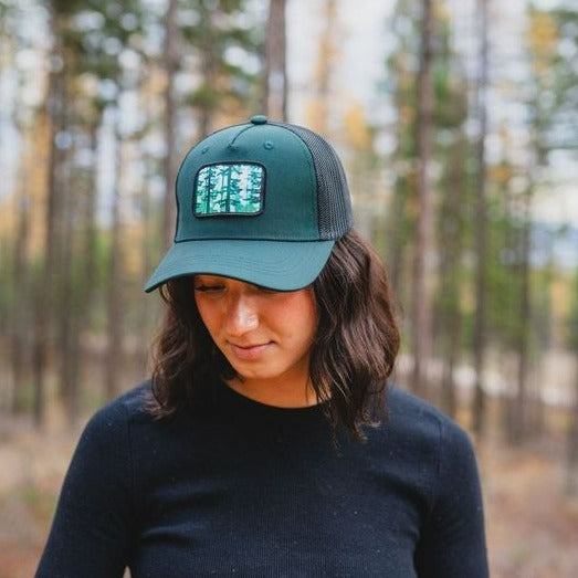 Woodland Watercolor Trucker - Forest
