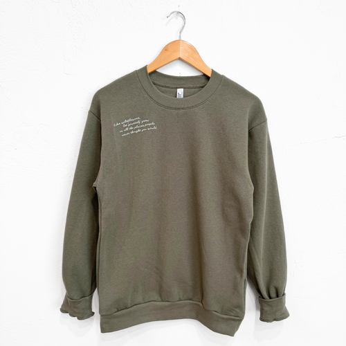 Wildflower Grow Unisex Pullover - Lieutenant - The Montana Scene