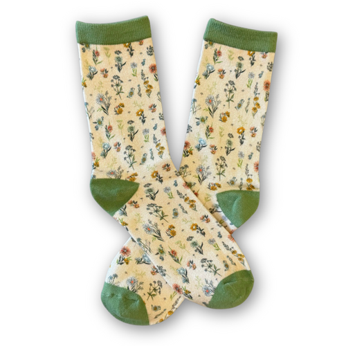 Spring Floral Unisex Socks - The Montana Scene