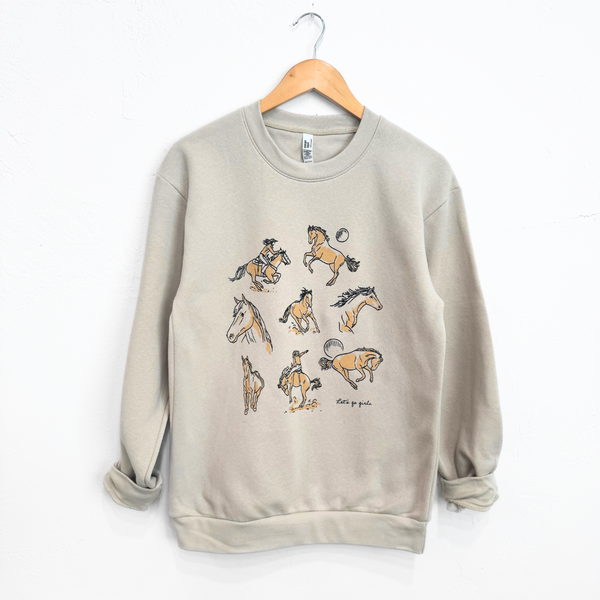 Let's Go Girls Unisex Pullover - Bone - The Montana Scene