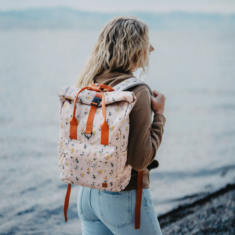 Adventure Backpack - Mountain Wildflower Cream