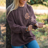 Wild Field Unisex Long Sleeve - Storm Purple - The Montana Scene