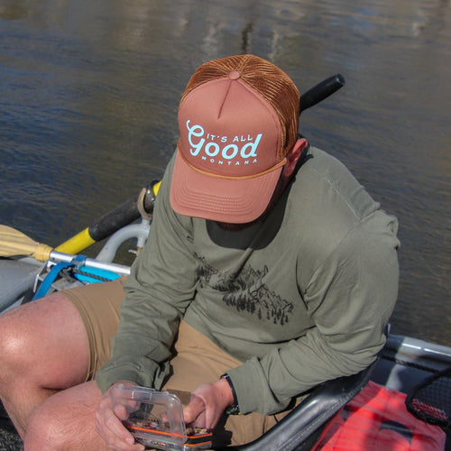 It's All Good Montana Foam Trucker - Brown - The Montana Scene