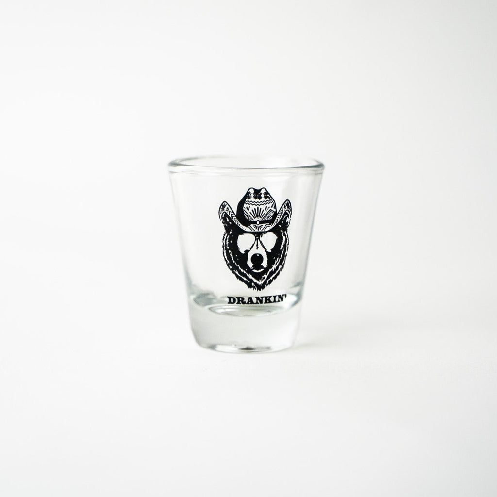 Bear Drankin Shot Glass - The Montana Scene