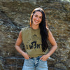 The Hell I Won't Muscle Tee - Faded Army