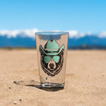 Montana Animal Pint Glass