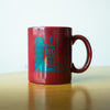 I Like Big Boots Mug - Maroon- Discontinued - The Montana Scene