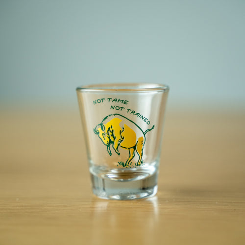 Not Tame Bison Shot Glass