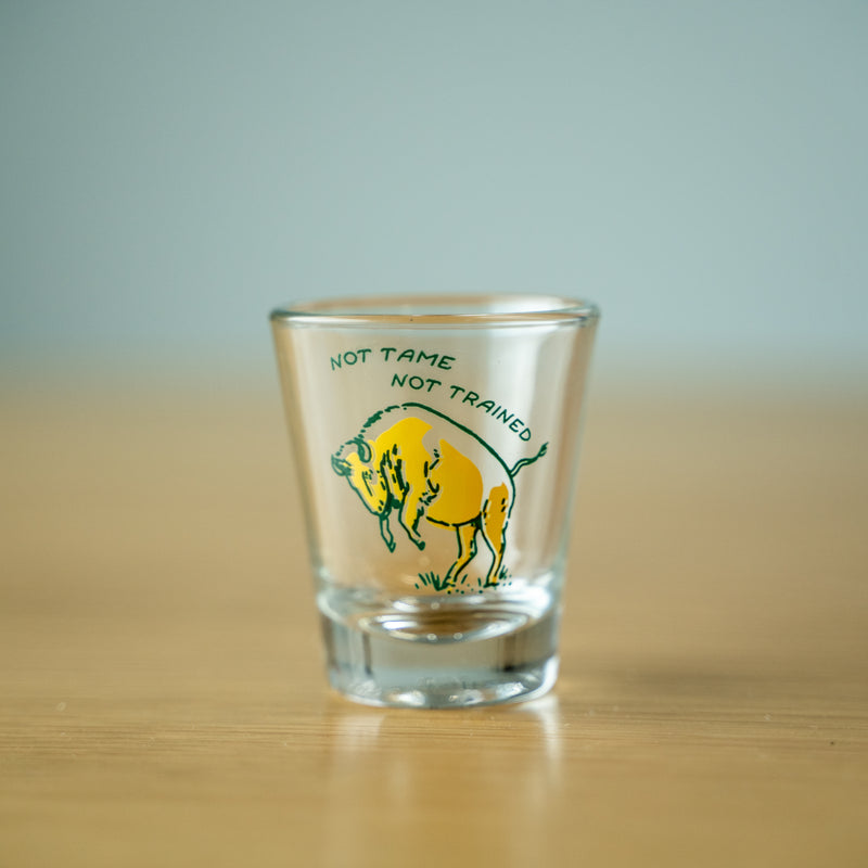 Not Tame Bison Shot Glass