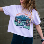 Take Me Home Ladies Boxy Tee - Orchid