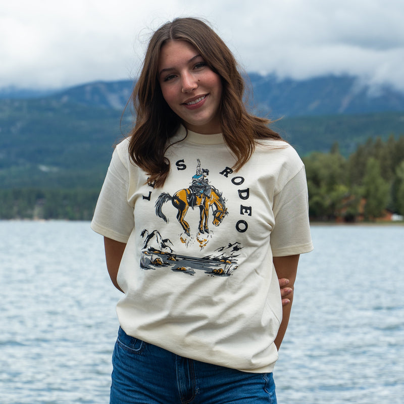 Let's Rodeo Unisex Tee - Cream