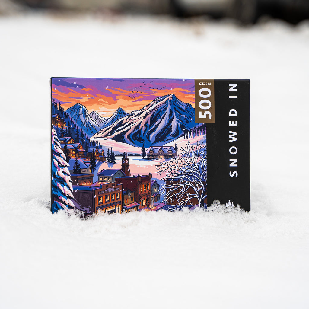Snowed In Puzzle - 500 Piece Puzzle - The Montana Scene