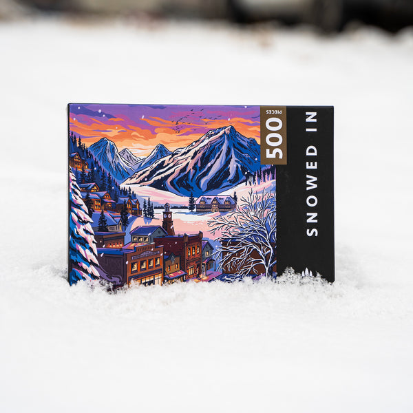 Snowed In Puzzle - 500 Piece Puzzle - The Montana Scene