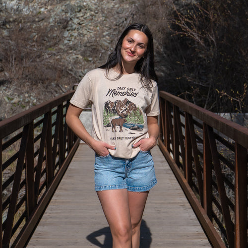 Take Only Memories Unisex Tee - Sand