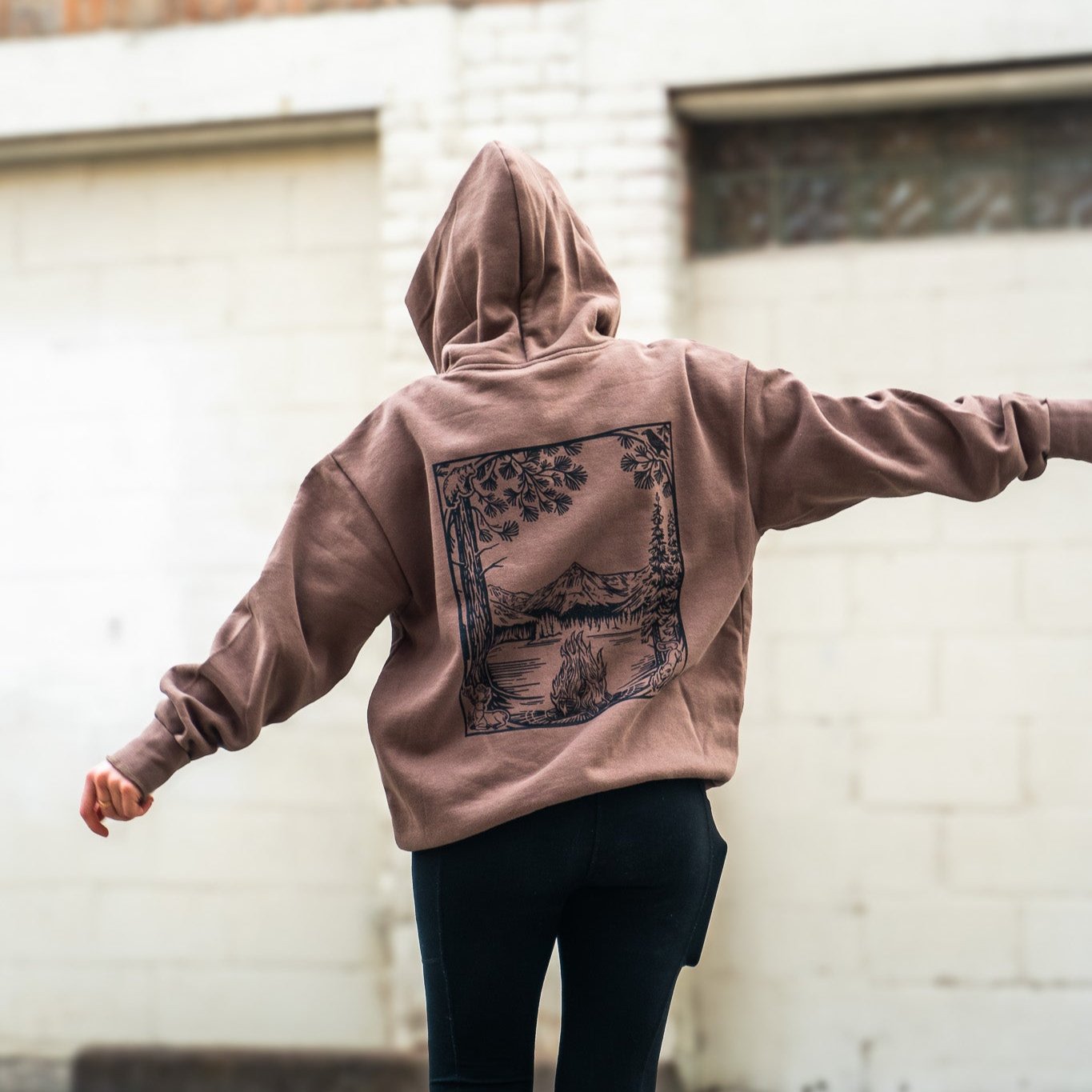 Fireside Unisex Hoodie - Clay– The Montana Scene