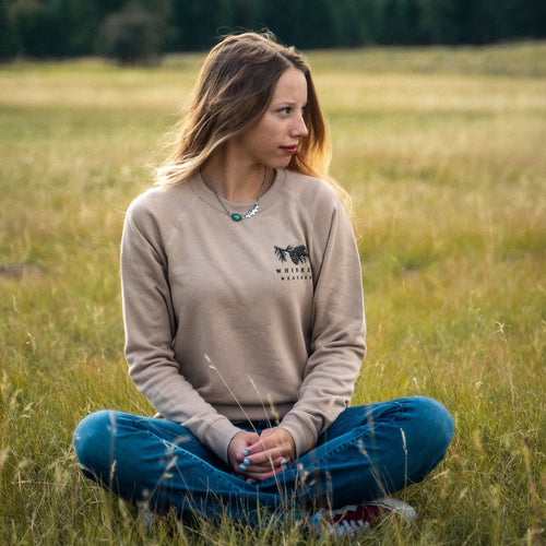 Whiskey Weather Unisex Lightweight Pullover - Desert Tan- Discontinued