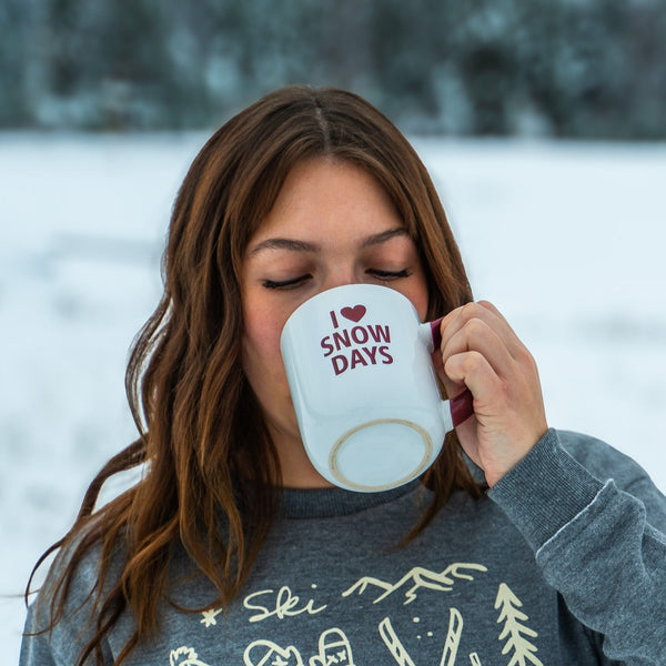 I Heart Snow Days Mug - Discontinued - The Montana Scene