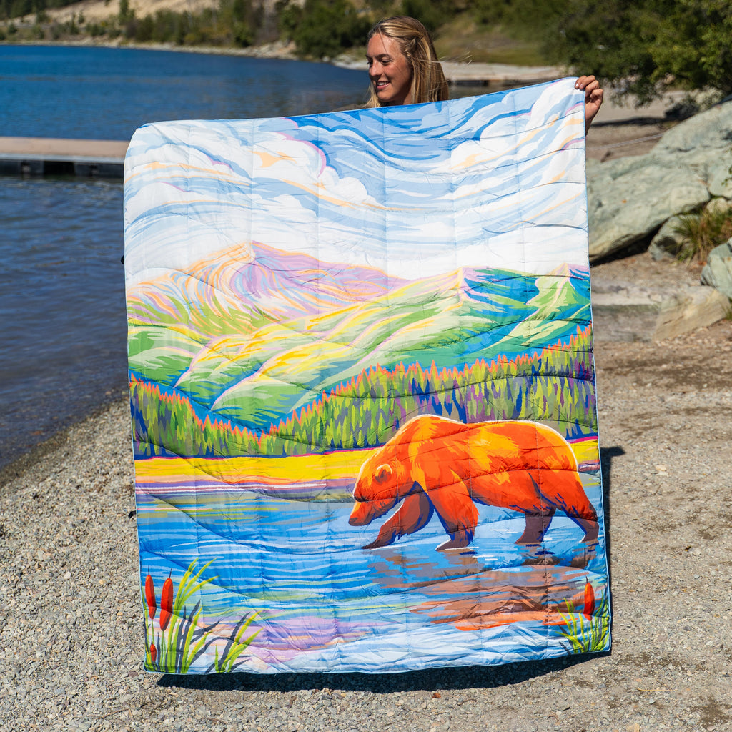 Wild Reflections Outdoor Blanket - The Montana Scene