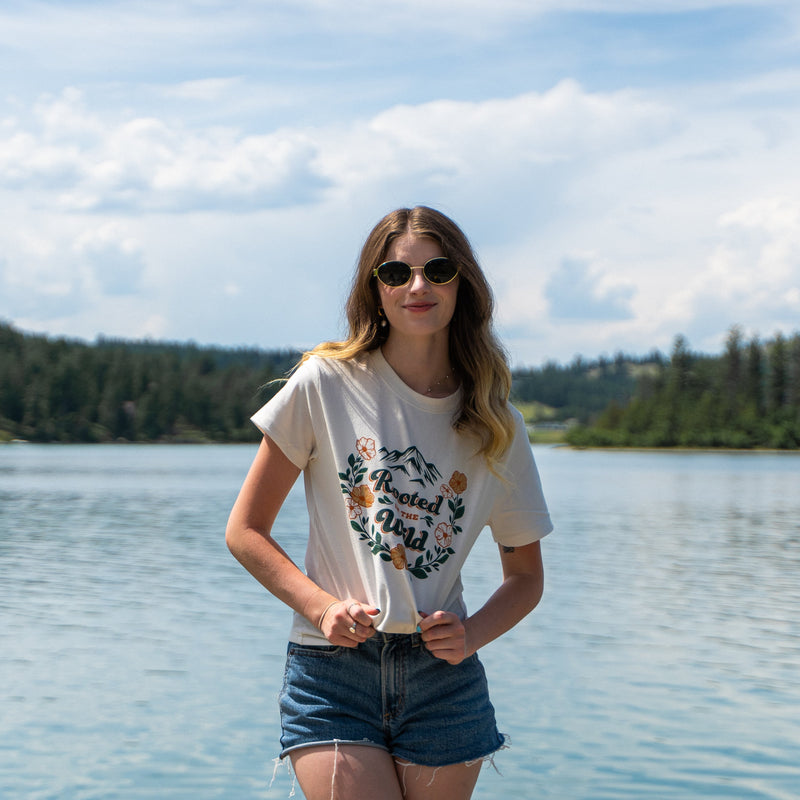 Rooted in the Wild Ladies Tee - Vintage White