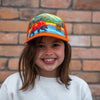Mountain Bear Trek Kids Trucker - Hunters Orange - The Montana Scene