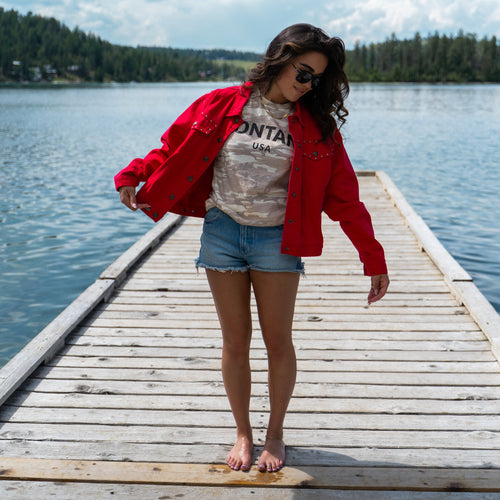 Montana USA Unisex Tee - Natural Camo