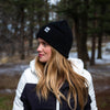 Three Tree Foldover Beanie - Black - The Montana Scene