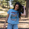 Enjoy It Don't Destroy It Ladies Tee - Vintage Denim - The Montana Scene