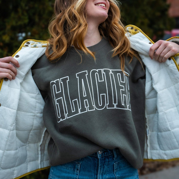 Glacier Unisex Pullover - Lieutentant - The Montana Scene