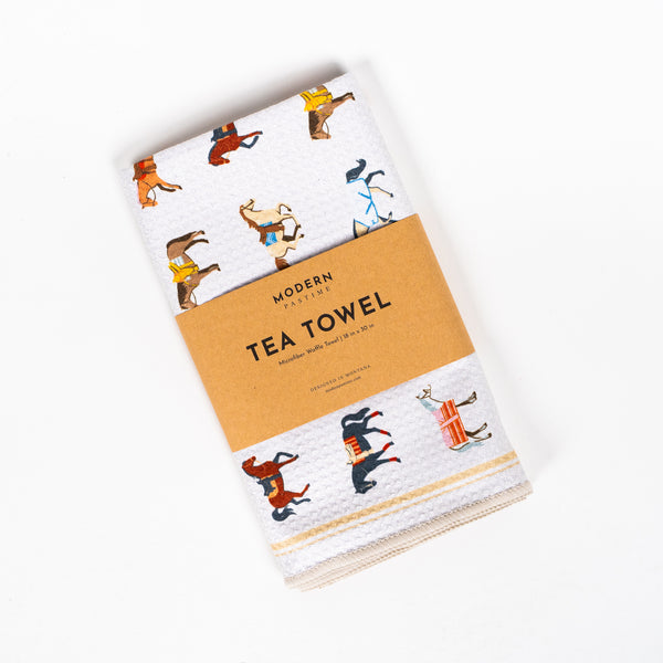 Horse Tea Towel - Off White - The Montana Scene