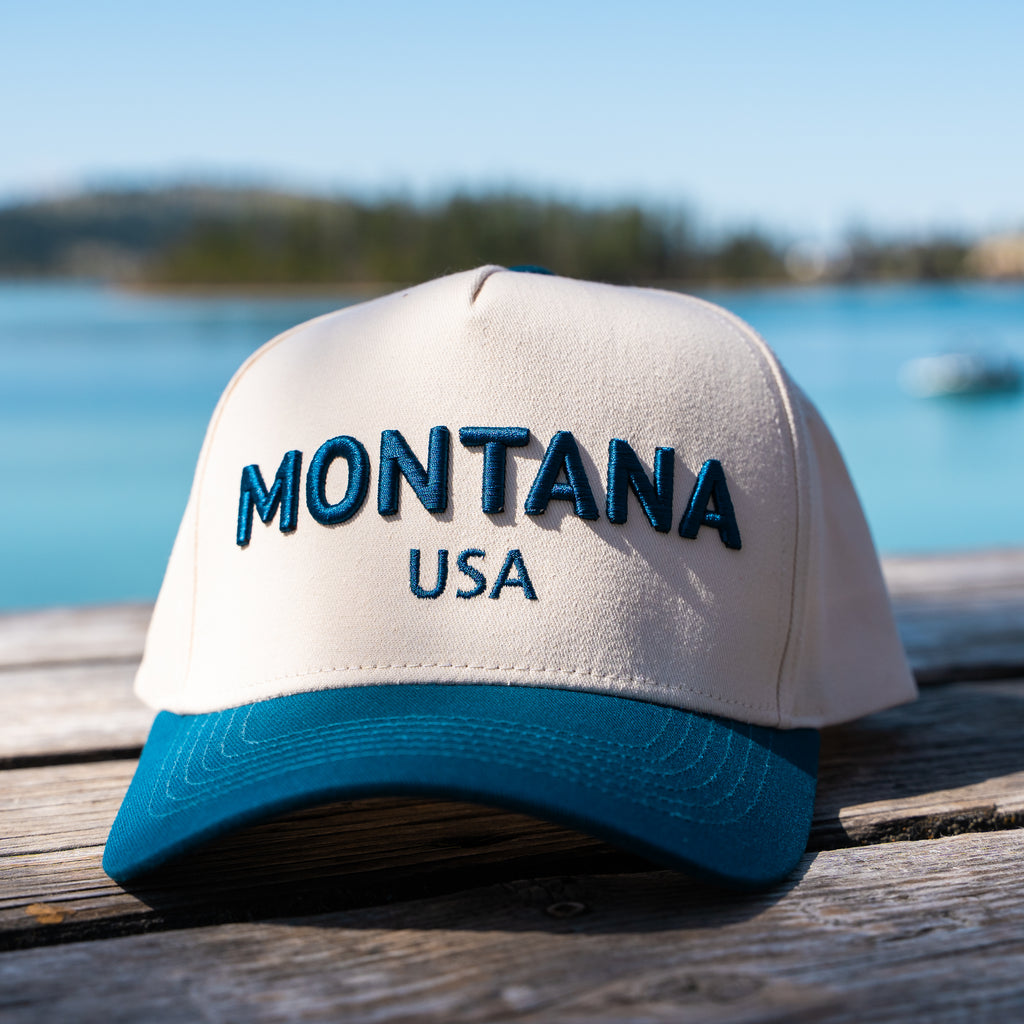 Montana USA Unisex Trucker - Navy - The Montana Scene