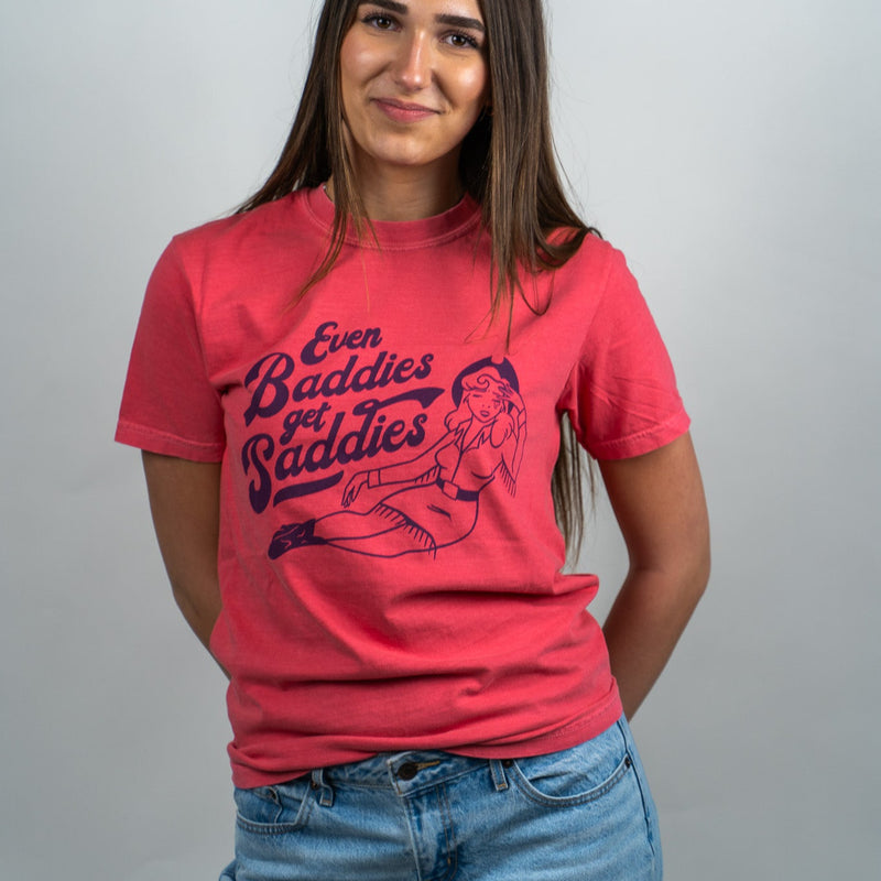 Even Baddies Get Saddies Unisex Tee - Watermelon