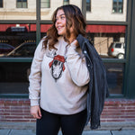 Eh Moose Unisex Pullover - Stone Heather