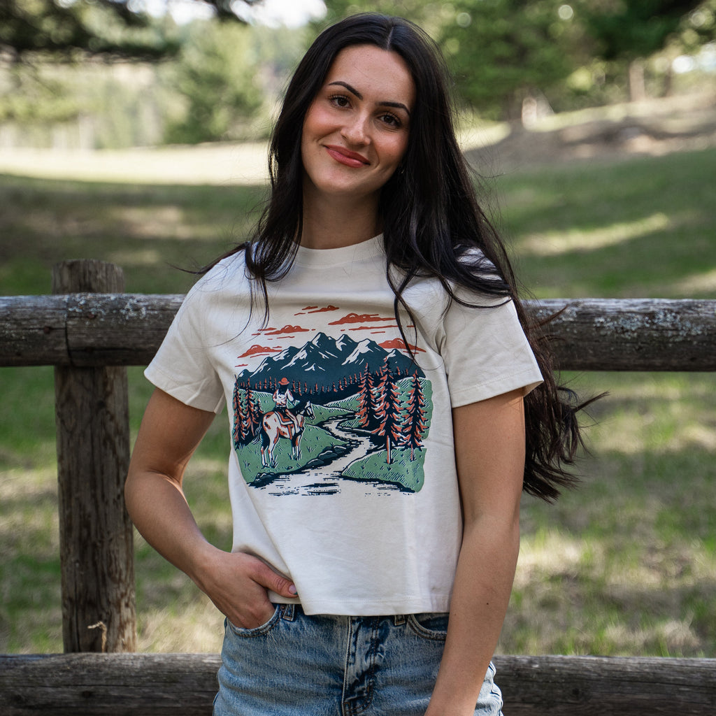 Take Me Home Ladies Tee - Vintage White - The Montana Scene