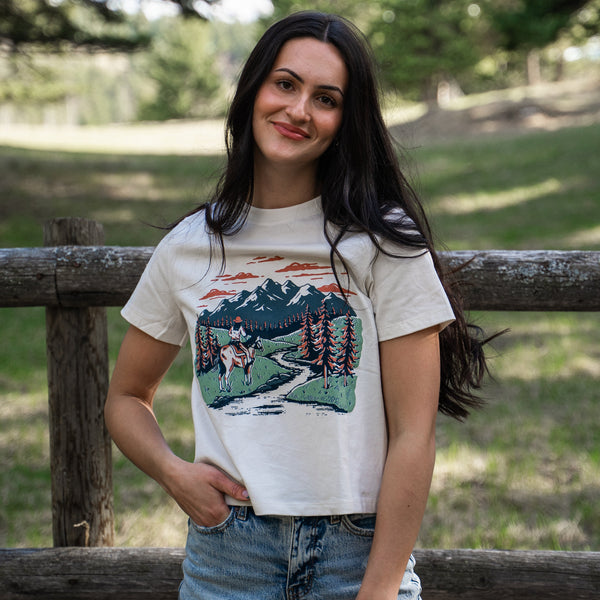 Take Me Home Ladies Tee - Vintage White - The Montana Scene