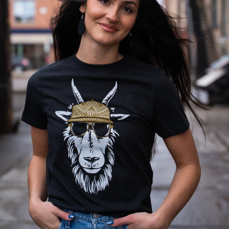 Oi Billy Ladies Tee - Vintage Black