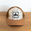 Three Tree Tri Tone Trucker-  Floral - The Montana Scene