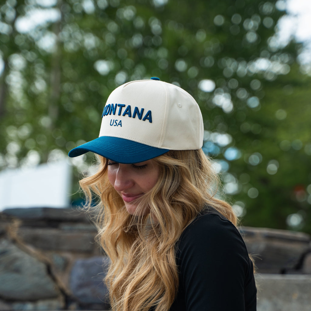 Montana USA Unisex Trucker - Navy - The Montana Scene