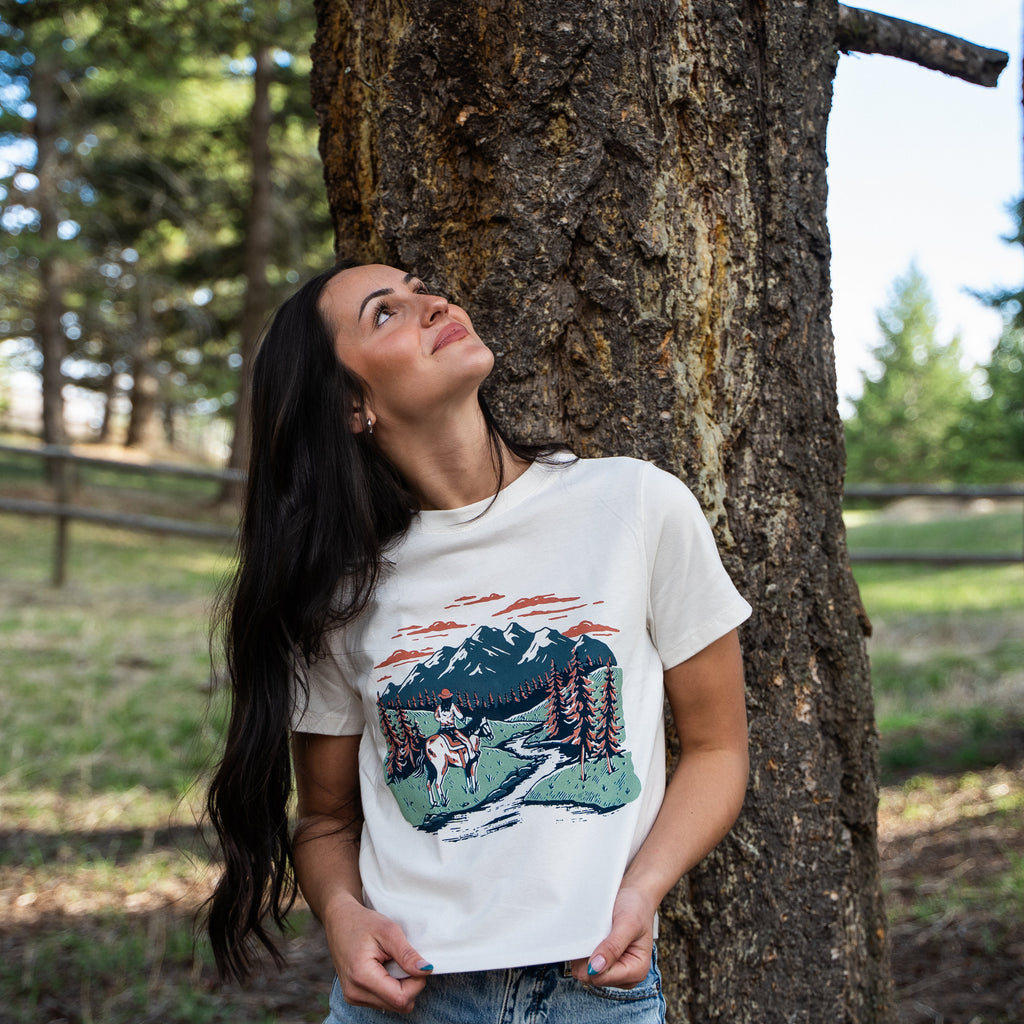 Take Me Home Ladies Tee - Vintage White - The Montana Scene