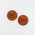 Montana Leather Coaster