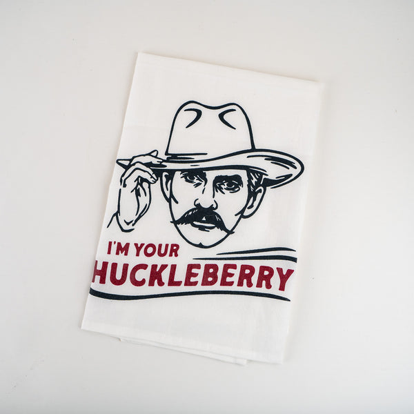 I'm Your Huckleberry Tea Towel - The Montana Scene