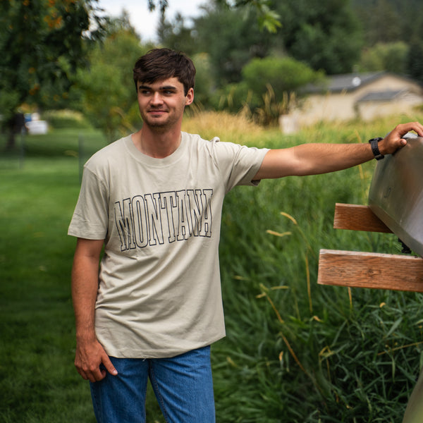 Montana Unisex Tee - Hazel Bamboo - The Montana Scene