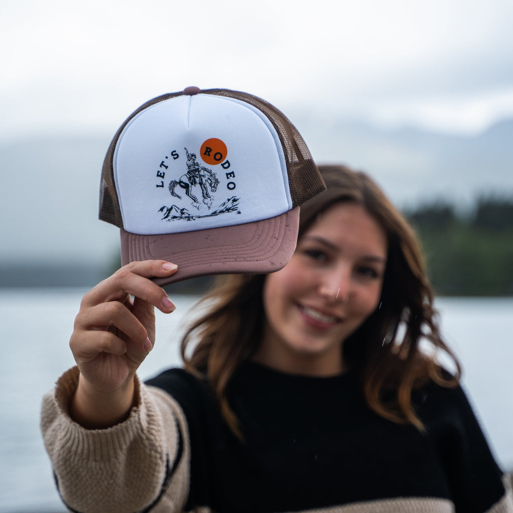Let's Rodeo Foam Trucker - Taupe - The Montana Scene