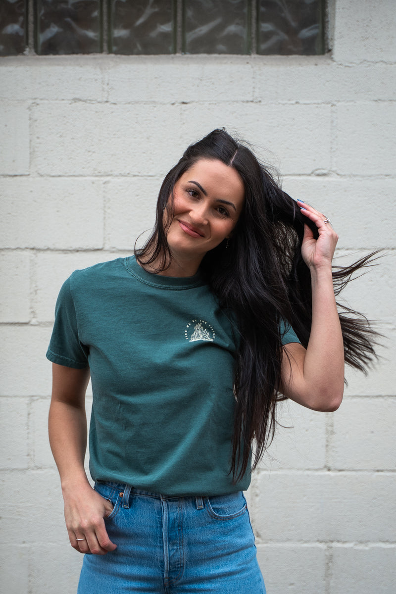 Fireside Unisex Tee - Blue Spruce