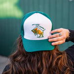 Not Tame Bison Trucker - Green/White