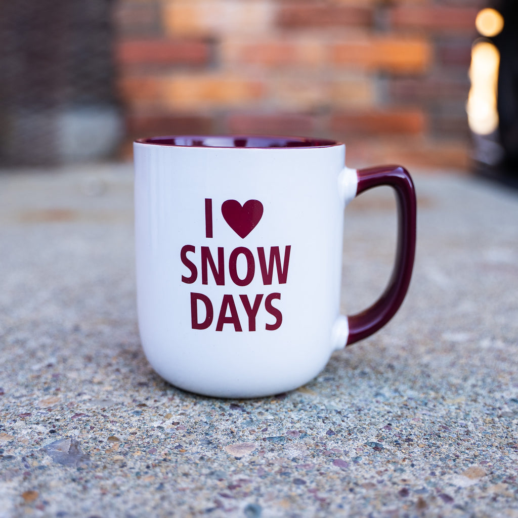 I Heart Snow Days Mug - Discontinued - The Montana Scene