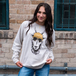 Oi Billy Unisex Pullover - Stone Heather
