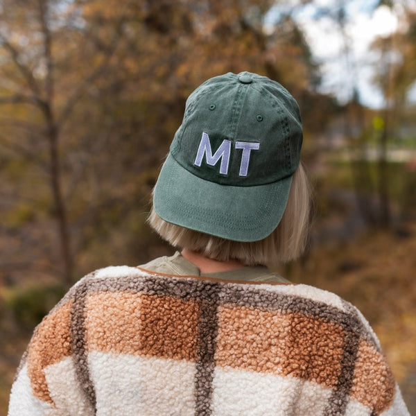 MT Dad Hat - Green- Discontinued - The Montana Scene