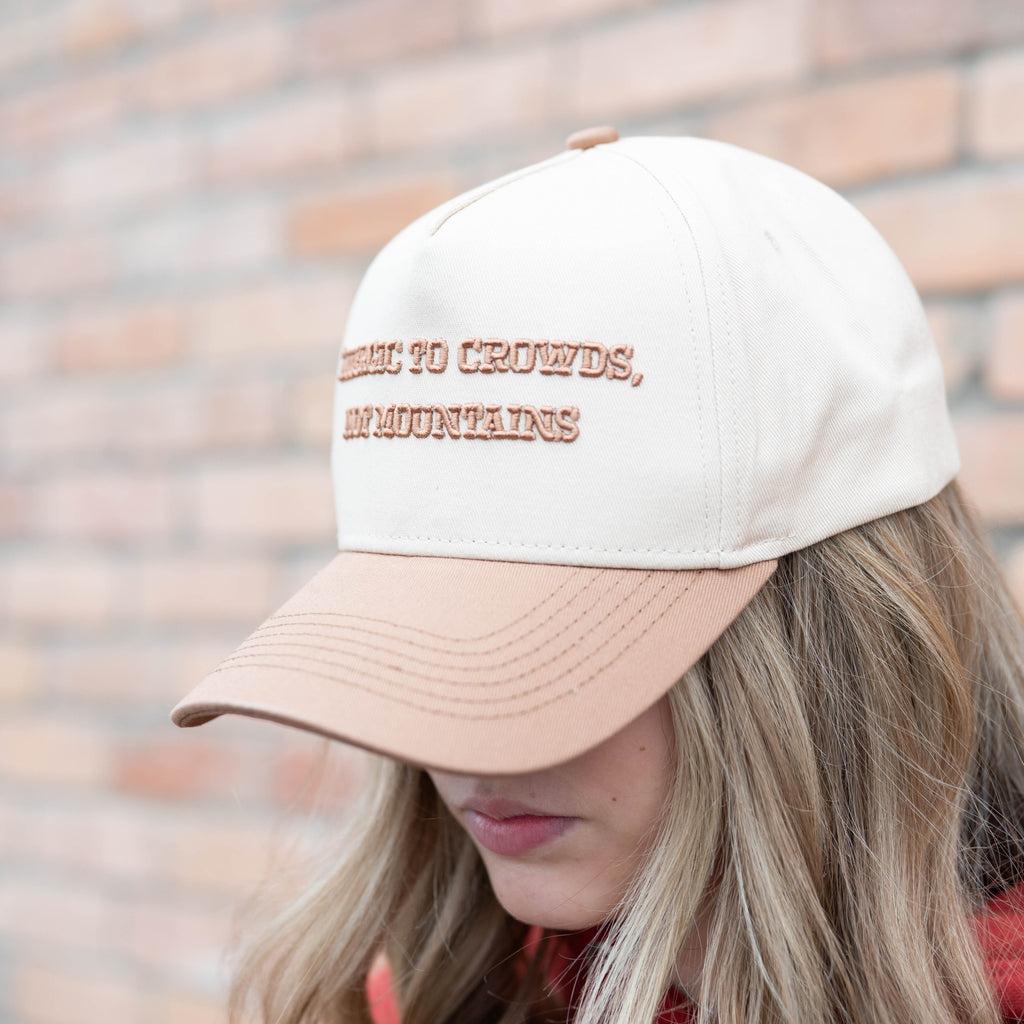 allergic to crowds, not mountains trucker