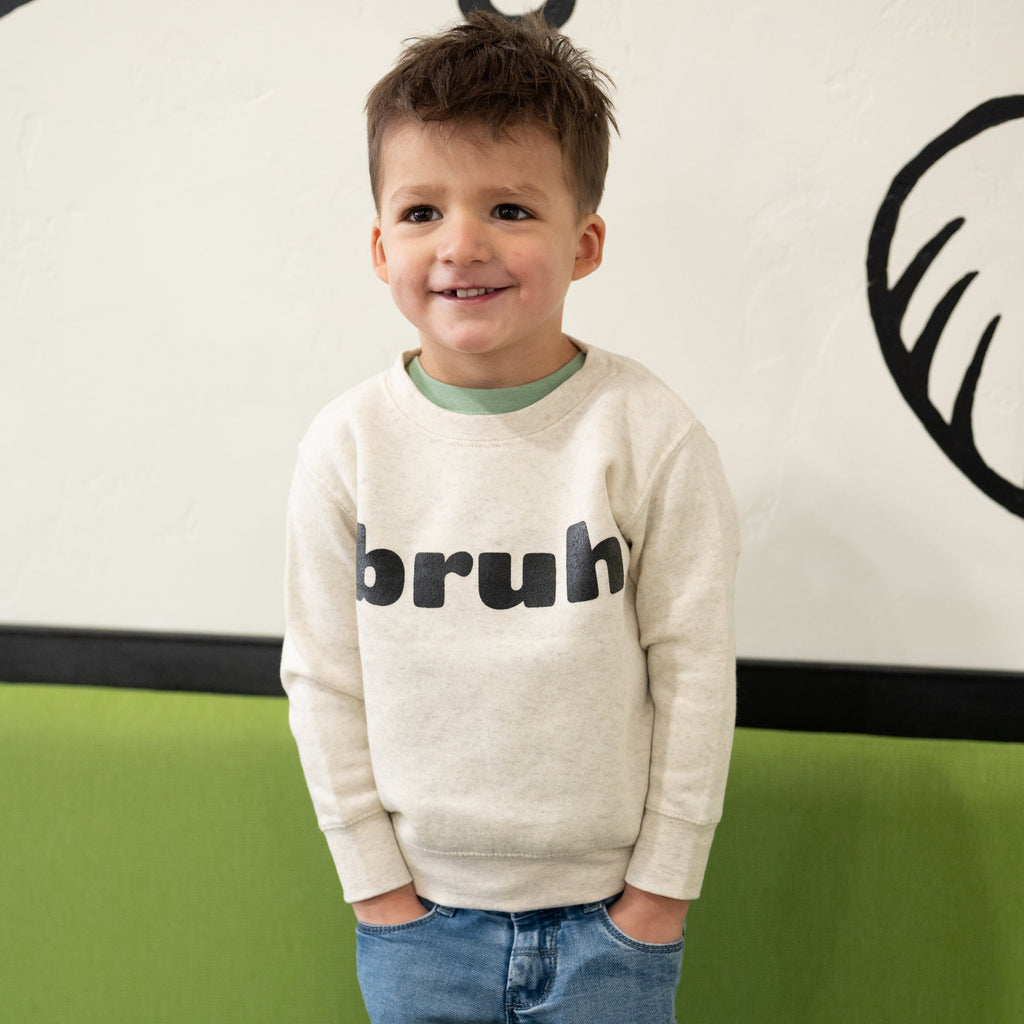 bruh toddler fleece