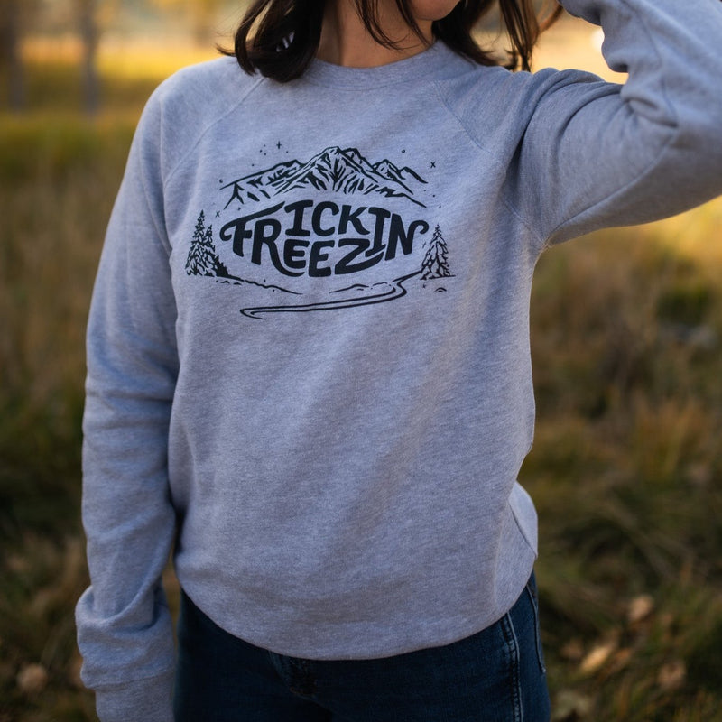 Frickin Freezin Unisex Pullover - Athletic Grey- Discontinued